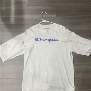 Champion long sleeve white